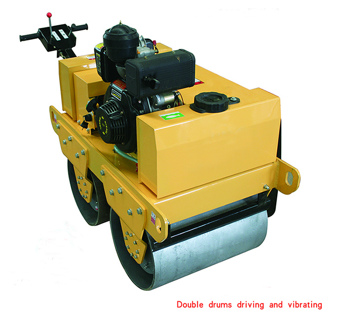 Double Drum Walk Behind Roller
